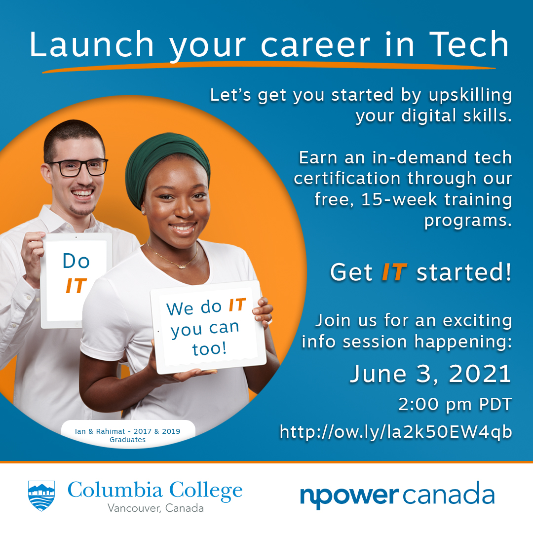 NPower Canada Information Session: Junior IT Analyst Fall Program