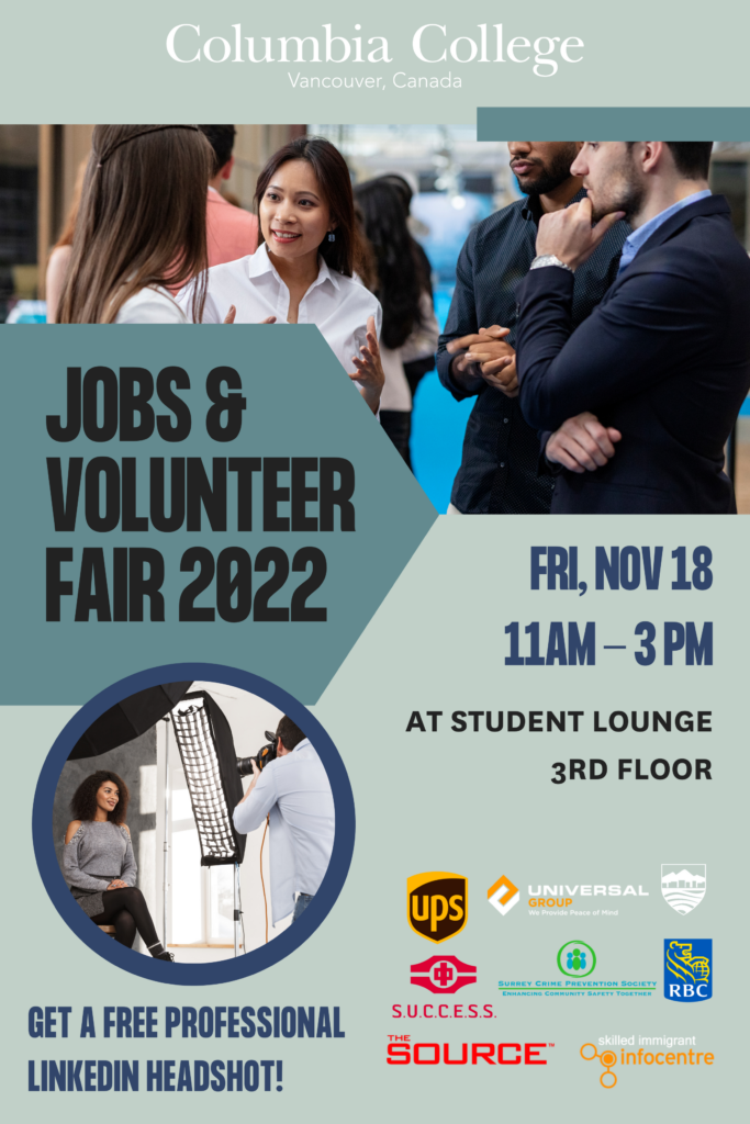 CC Jobs and Volunteer Fair 2022